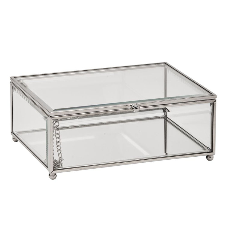 Charlton Home® Glass Jewelry Box Wayfair